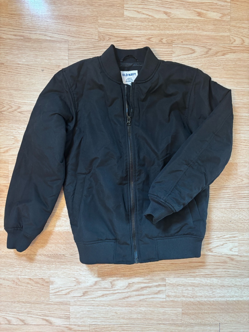 Old Navy Girls Black Bomber Jacket